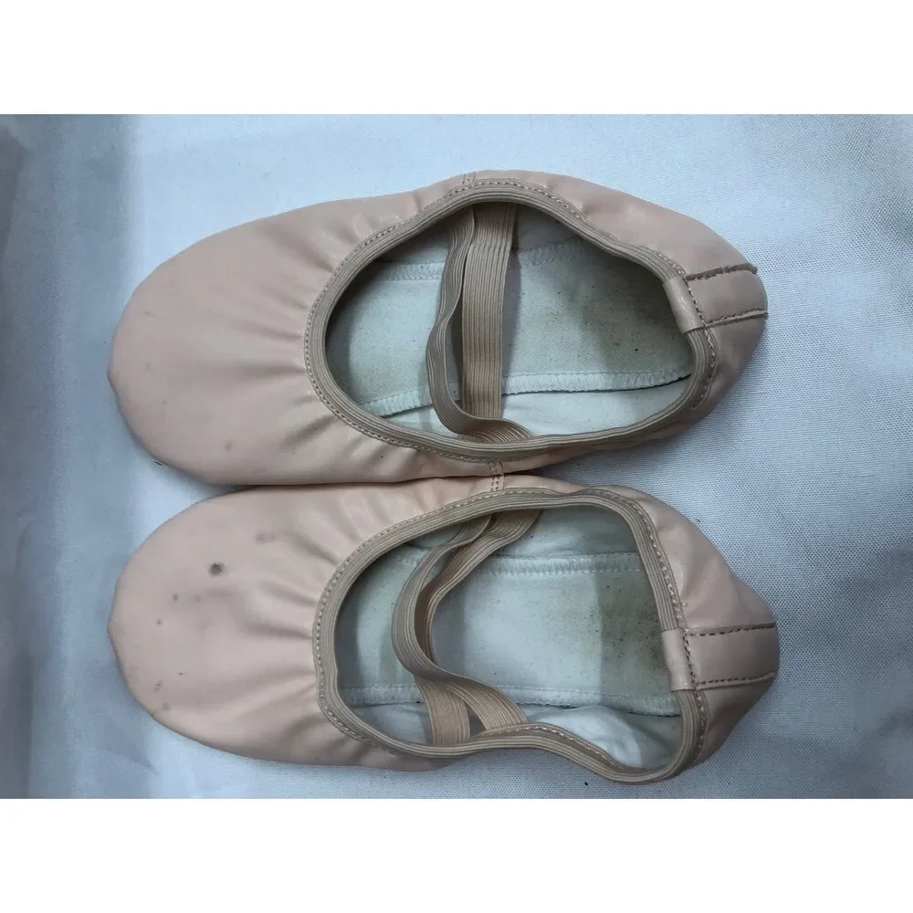 Pre-Owned Dance Ballet Shoes Stelle 3M Leather Single Strap Full Sole